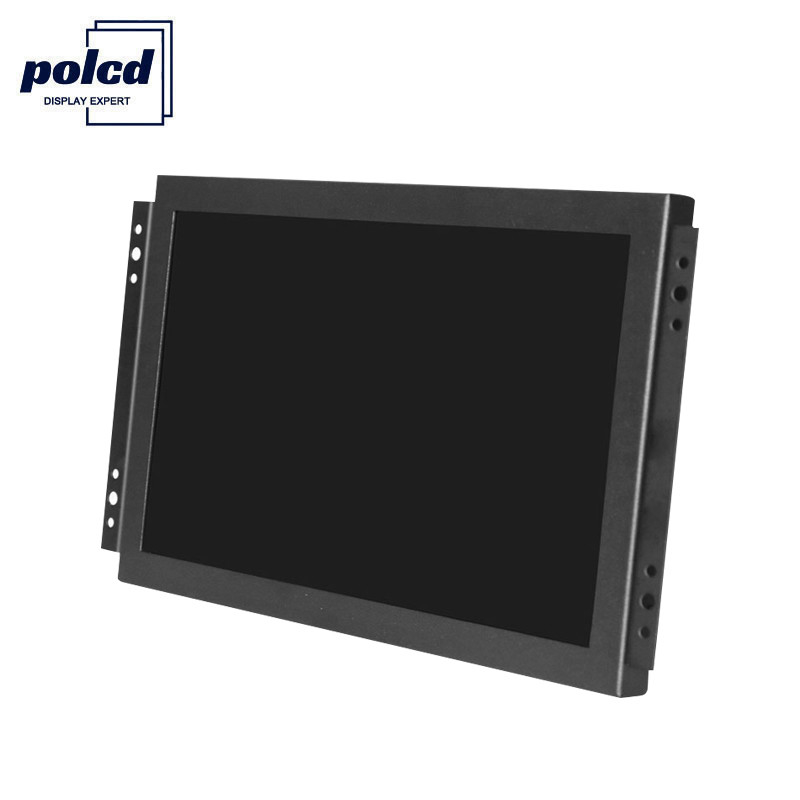 Polcd 10 ইঞ্চি টাচ স্ক্রীন TFT মনিটর, HDMI VGA LED ইন্ডাস্ট্রিয়াল LCD মনিটর খোলা ফ্রেম