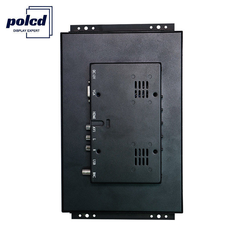 Polcd 10 ইঞ্চি টাচ স্ক্রীন TFT মনিটর, HDMI VGA LED ইন্ডাস্ট্রিয়াল LCD মনিটর খোলা ফ্রেম