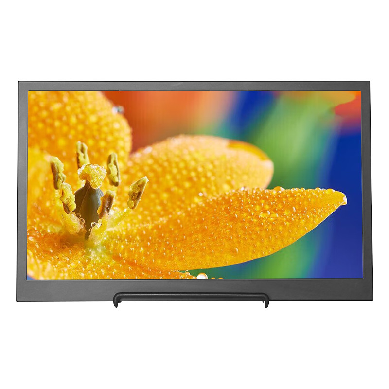 Polcd VGA HDMI কালো পোর্টেবল LCD মনিটর কাস্টম ইঞ্চি LED স্ক্রীন ডিসপ্লে রেজোলিউশন