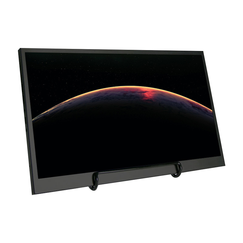 Polcd VGA HDMI কালো পোর্টেবল LCD মনিটর কাস্টম ইঞ্চি LED স্ক্রীন ডিসপ্লে রেজোলিউশন