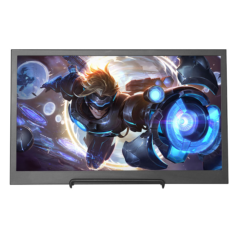 Polcd প্লাস্টিক কেস 15.6 ইঞ্চি 1080P 4K IPS LED পোর্টেবল কম্পিউটার মনিটর গেমিংয়ের জন্য