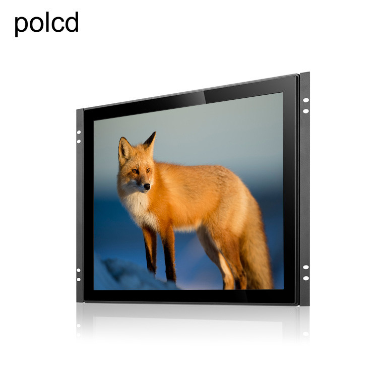 Polcd ইন্ডাস্ট্রিয়াল 15 ইঞ্চি ওপেন ফ্রেম LCD মনিটর পিওর প্লেন ক্যাপাসিটিভ টাচ স্ক্রীন