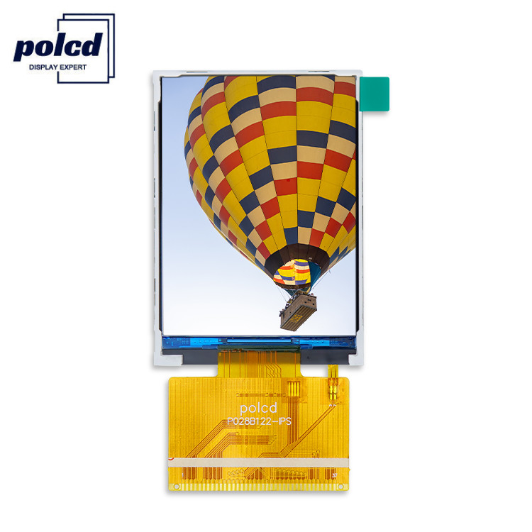 Polcd সম্পূর্ণ রঙ 2.8 ইঞ্চি 240x320 ছোট TFT ডিসপ্লে আরজিবি স্ক্রীন আইপিএস সমস্ত দেখা হচ্ছে