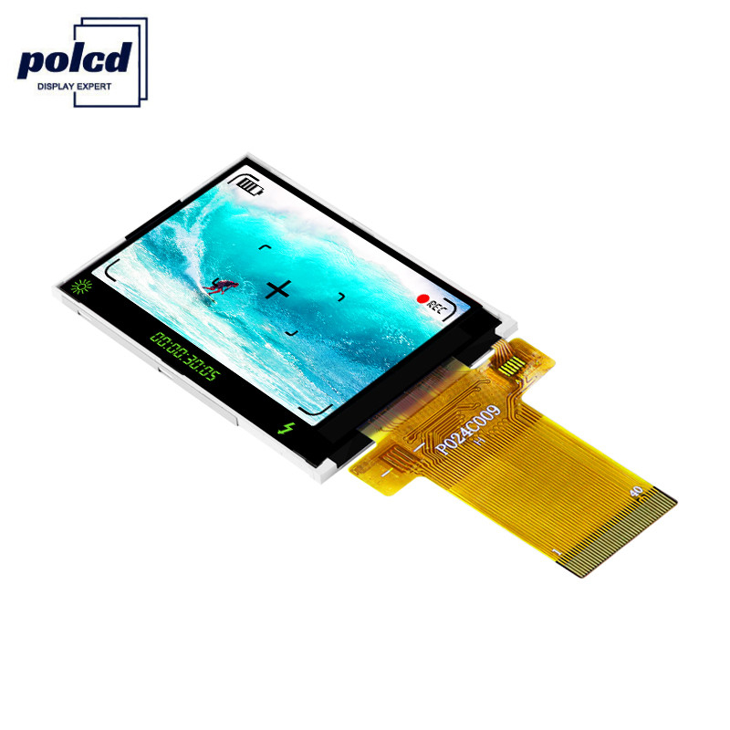 মিনি ভিডিও ক্যামেরার জন্য 2.4 ইঞ্চি TFT LCD স্ক্রীন ডিসপ্লে, ILI9341V 24pin SPI LCD মডিউল