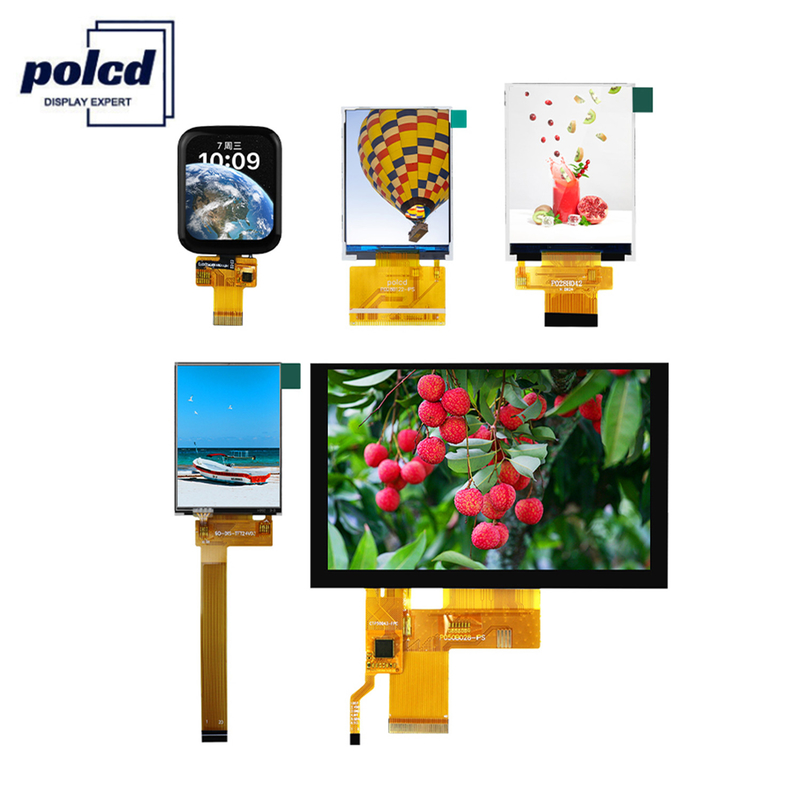 1.69 2.2 2.4 3.5 4 4.3 ইঞ্চি ছোট LCD ডিসপ্লে LCM TFT সম্পূর্ণ রঙের RGB SPI IPS প্যানেল