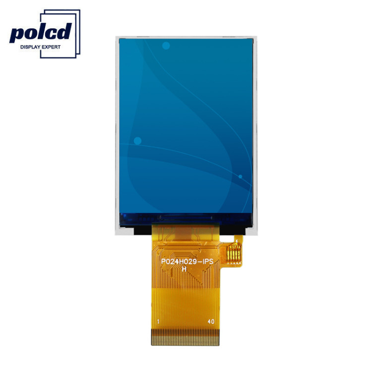 Polcd 350 Nit 2.4 ইঞ্চি Tft টাচ স্ক্রীন 240x320 48.96mm MCU RGB ইন্টারফেস LCD ডিসপ্লে
