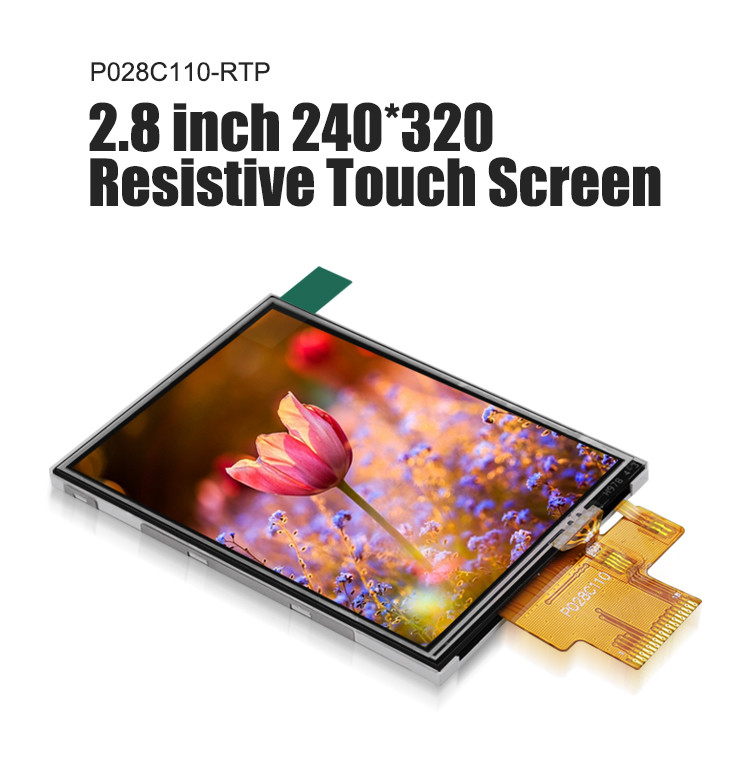 Polcd 260 Nit 240x320 Lcd 2.8 ইঞ্চি ST7789V টাচ প্যানেল Lcd 4 ওয়্যার SPI
