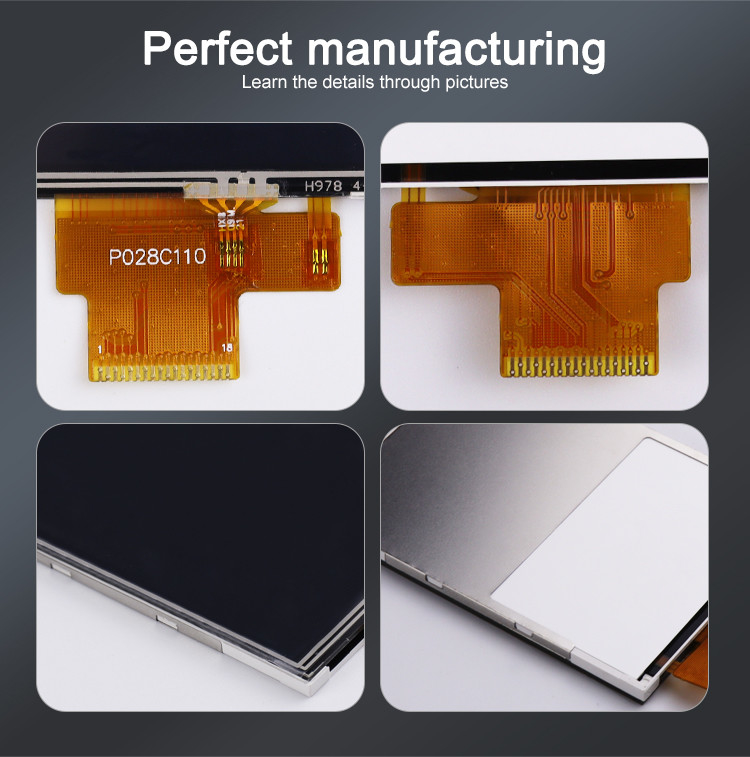 Polcd 260 Nit 240x320 Lcd 2.8 ইঞ্চি ST7789V টাচ প্যানেল Lcd 4 ওয়্যার SPI