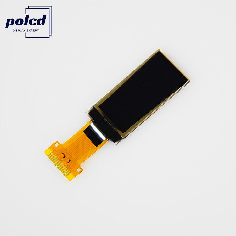Polcd 0.96 ইঞ্চি OLED ডিসপ্লে প্যানেল 64x128 স্মার্ট ওয়াচ পরিধান ডিভাইসের জন্য সাদা রঙ