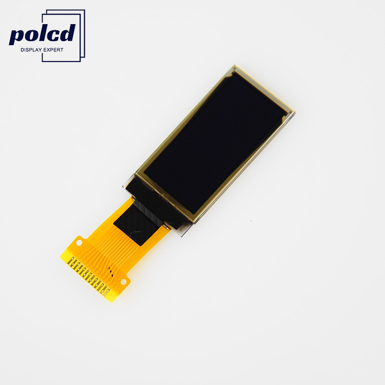 Polcd 0.96 ইঞ্চি OLED ডিসপ্লে প্যানেল 64x128 স্মার্ট ওয়াচ পরিধান ডিভাইসের জন্য সাদা রঙ
