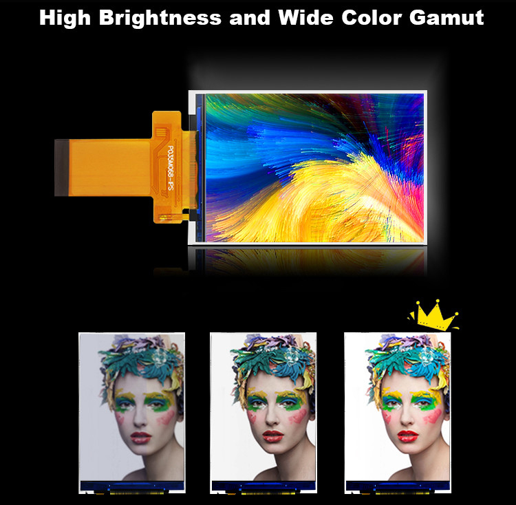 Polcd কাস্টম TFT LCD 0.96 ~ 10.1