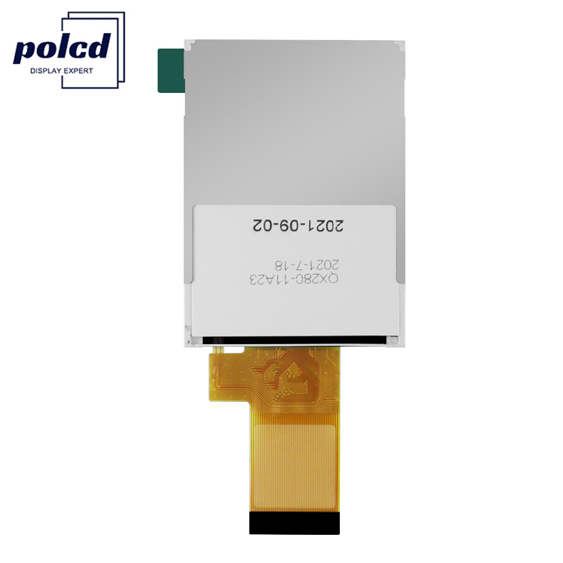 Polcd উচ্চ রেজোলিউশন 480x640 TFT LCD মডিউল 2.8 ইঞ্চি SPI RGB CTP ইন্টারফেসের সাথে