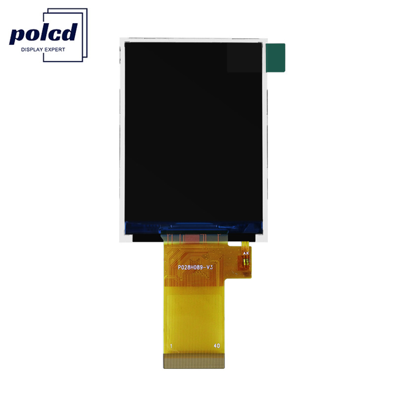 Polcd উচ্চ রেজোলিউশন 480x640 TFT LCD মডিউল 2.8 ইঞ্চি SPI RGB CTP ইন্টারফেসের সাথে