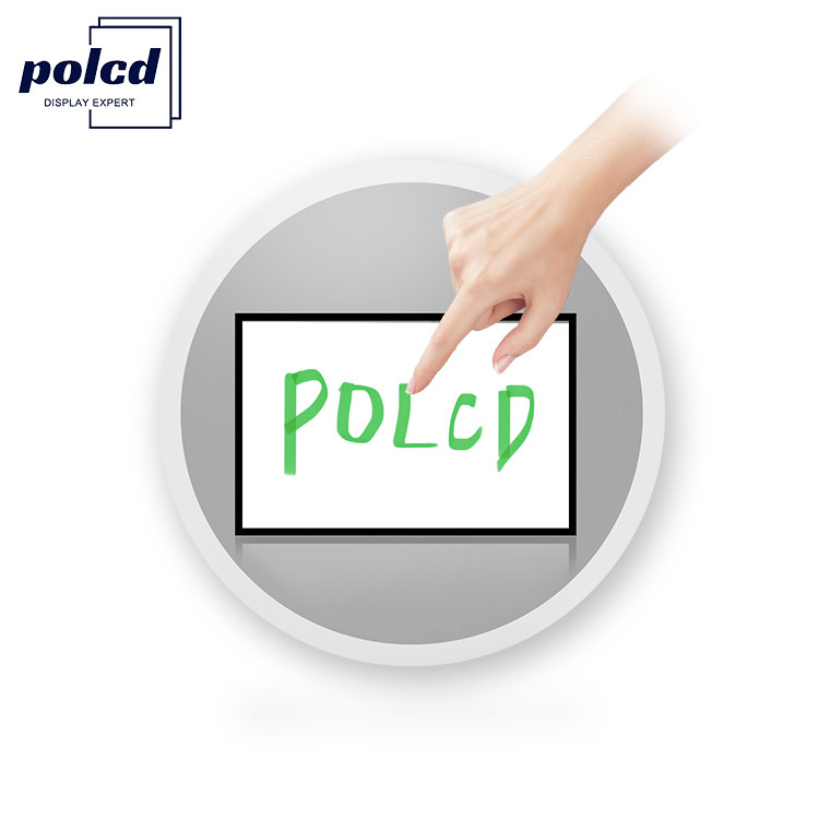 Polcd 8 ইঞ্চি মাল্টিটাচ মিরর গ্লাস ডিসপ্লে ইন্ডাস্ট্রিয়াল কাস্টমাইজড ক্যাপাসিটিভ এলসিডি টাচ স্ক্রিন প্যানেল
