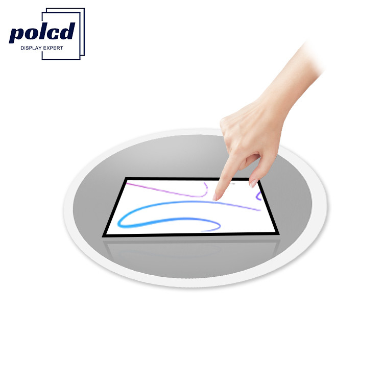 Polcd 8 ইঞ্চি মাল্টিটাচ মিরর গ্লাস ডিসপ্লে ইন্ডাস্ট্রিয়াল কাস্টমাইজড ক্যাপাসিটিভ এলসিডি টাচ স্ক্রিন প্যানেল