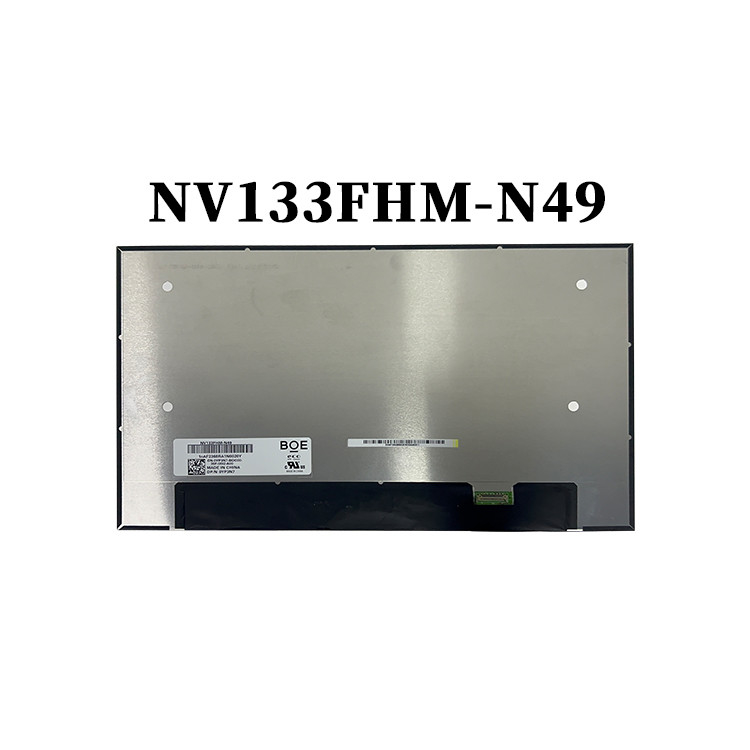 13.3 ইঞ্চি NV133FHM-N49 এলসিডি ল্যাপটপ স্ক্রিন প্যানেল 60Hz 1920x1080 FHD আইপিএস টিএফটি মডিউল ডিসপ্লে