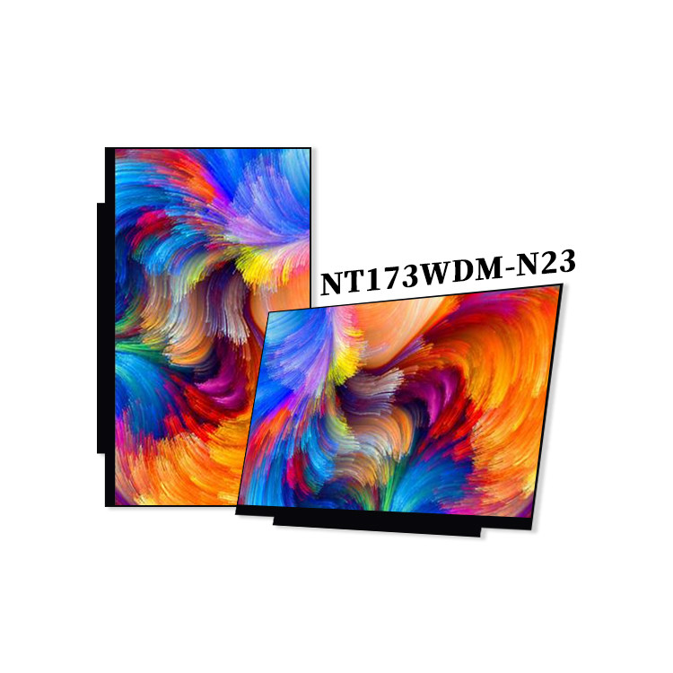 17.3 ইঞ্চি মূল NT173WDM-N23 1600x900 ট্রান্সমিসিভ eDP 60Hz 30 পিন ল্যাপটপের জন্য প্রতিস্থাপন এলসিডি ডিসপ্লে প্যানেল