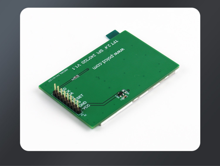 Polcd RoHS কালার 262K Lcd Tft 2.4 ইঞ্চি ST7789V2 Tft টাচ প্যানেল