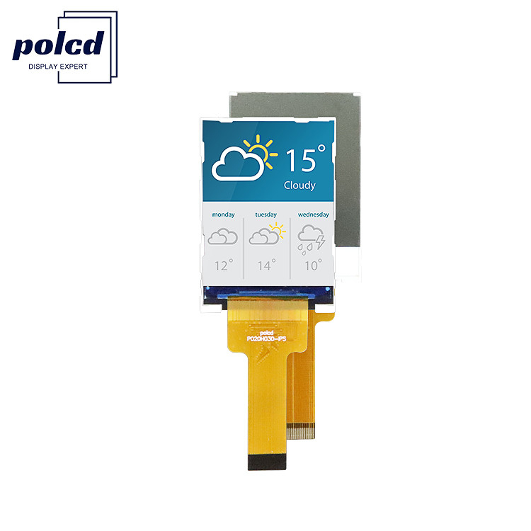 Polcd তরল স্ফটিক প্রদর্শন 2.0 ইঞ্চি মিনি ফুল কালার ST7789 এমসিইউ আইপিএস ফুল এঙ্গেল ভিউ 240x320 টিএফটি এলসিডি মডিউল