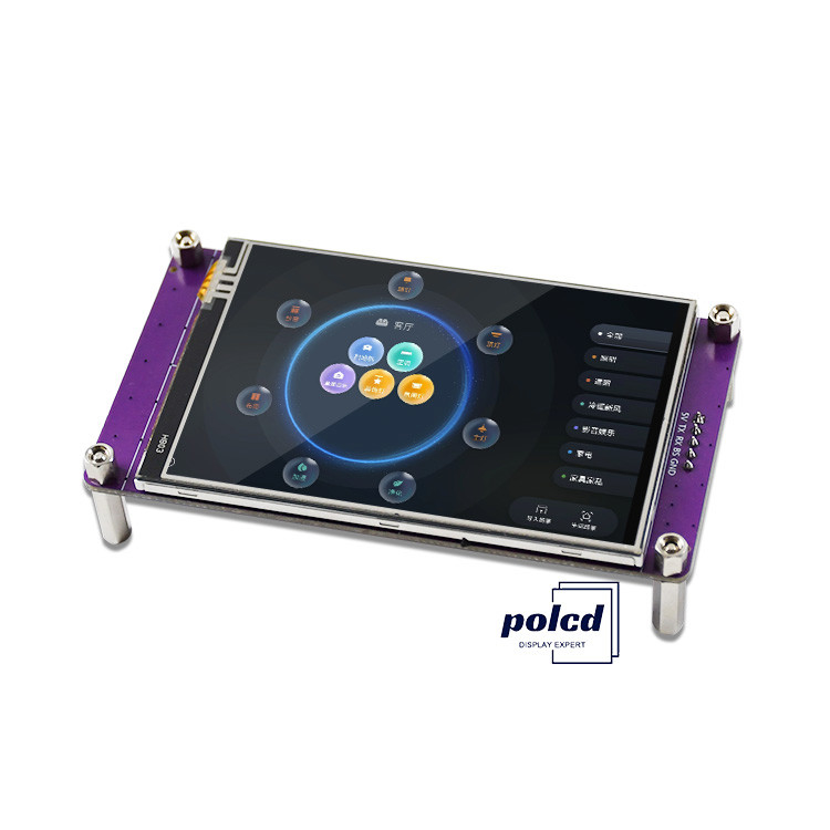 Polcd 3.5 ইঞ্চি উচ্চ রেজোলিউশন 480 * 320 এইচএমআই টাচ প্যানেল কন্ট্রোলার বোর্ড সহ টিএফটি এলসিডি মডিউল