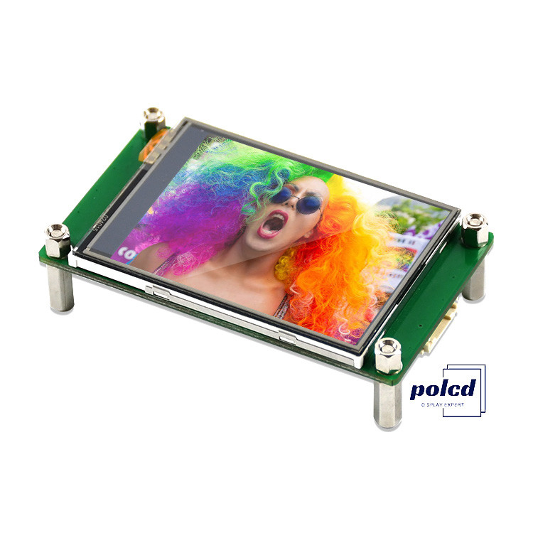Polcd 2.4 ইঞ্চি টিএফটি এলসিডি প্রতিরোধী টাচ স্ক্রিন মডিউল 240 * 320 এসপিআই সিরিয়াল পোর্ট প্রদর্শন arduino জন্য