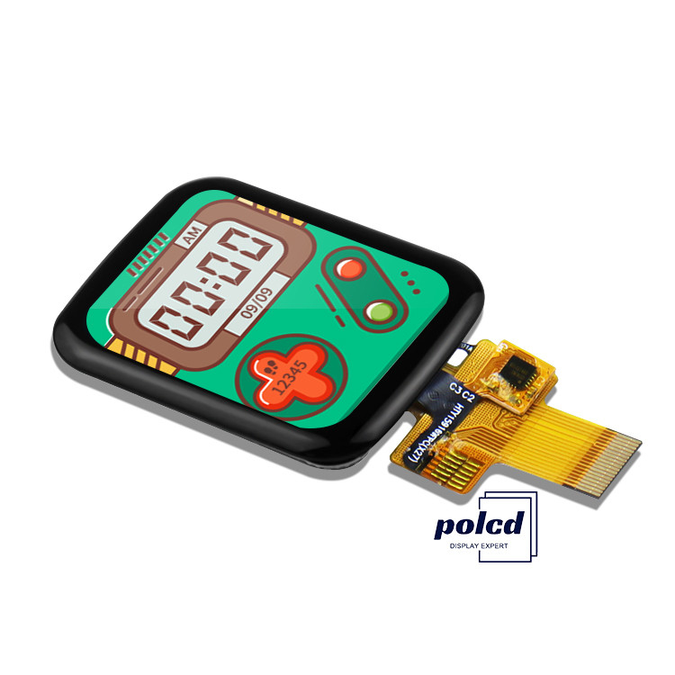 Polcd 1.69 ইঞ্চি TFT মাল্টি ক্যাপাসিটিভ টাচ স্ক্রীন 4 লাইন SPI 240x280 IPS Lcd