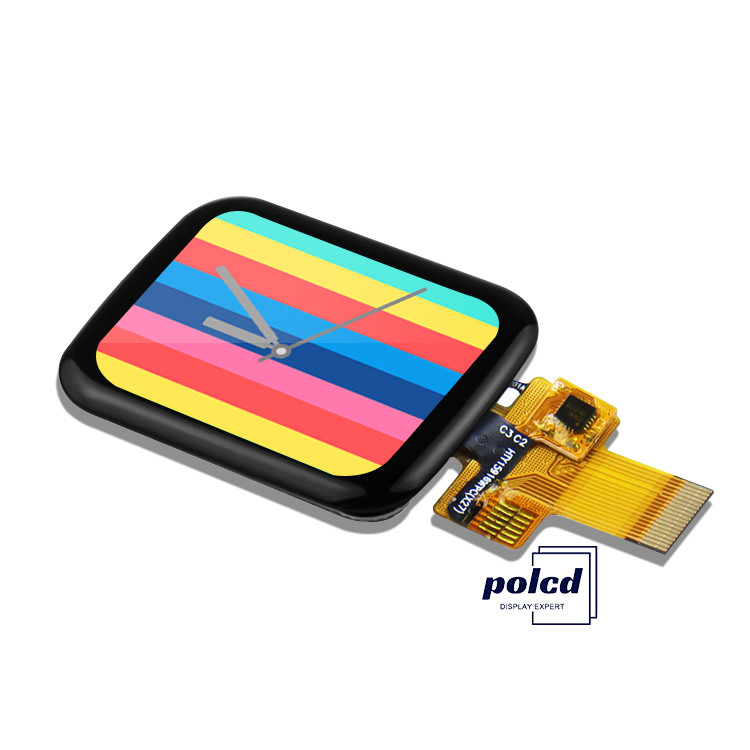 Polcd 1.69 ইঞ্চি টিএফটি ক্যাপাসিটিভ টাচ স্ক্রিন 240x280 সাধারণত কালো আইপিএস এলসিডি মডিউল