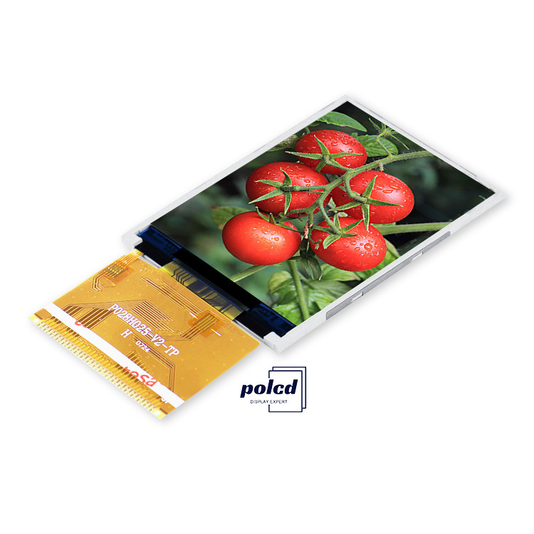 Polcd রেজোলিউশন 240X320 2.8 ইঞ্চি Spi Tft Lcd Ili9341V RoHS TFT টাচ স্ক্রীন