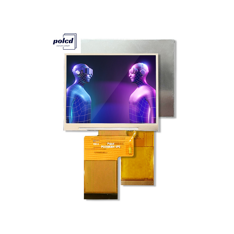 Polcd 3.5 ইঞ্চি টিএফটি এলসিডি ডিসপ্লে 320x240 এসপিআই আরজিবি ইন্টারফেস এবং রঙিন স্কয়ার স্ক্রিন এলসিডি মডিউল