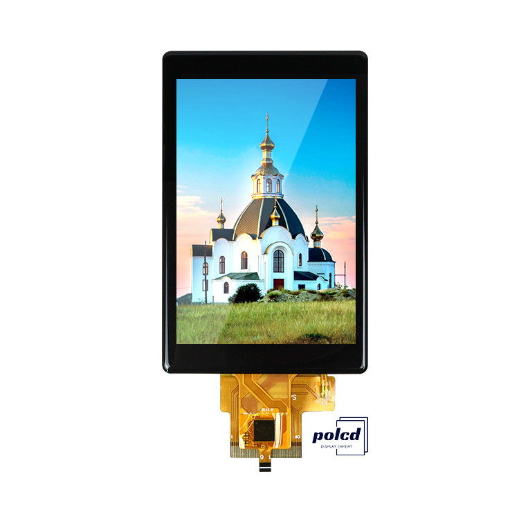Polcd কাস্টম এলসিডি ডিসপ্লে 3.5 ইঞ্চি 320x480 40pin আইপিএস এঙ্গেল 500nit ST7796U ক্যাপাসিটিভ টাচ স্ক্রিন