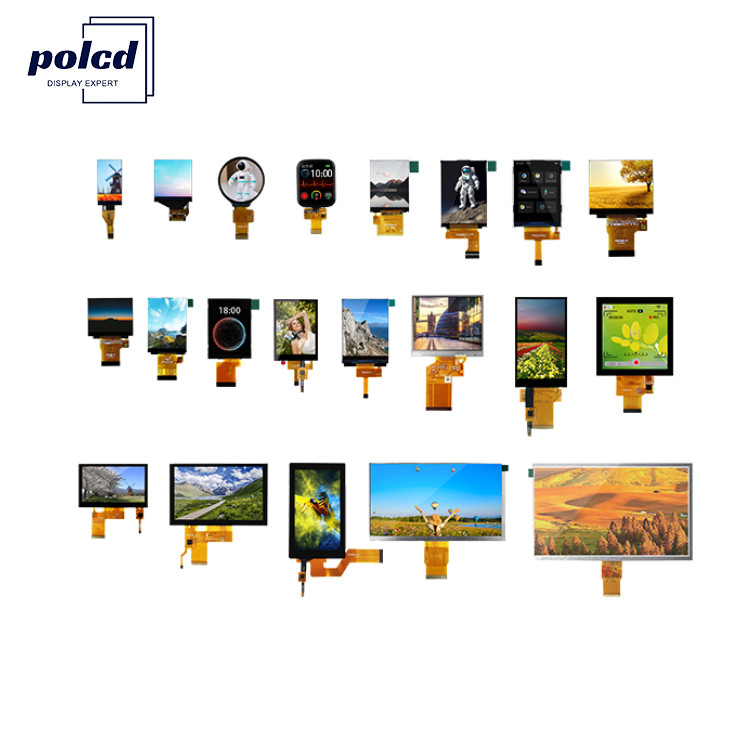 Polcd কাস্টম TFT LCD 0.96 ~ 10.1