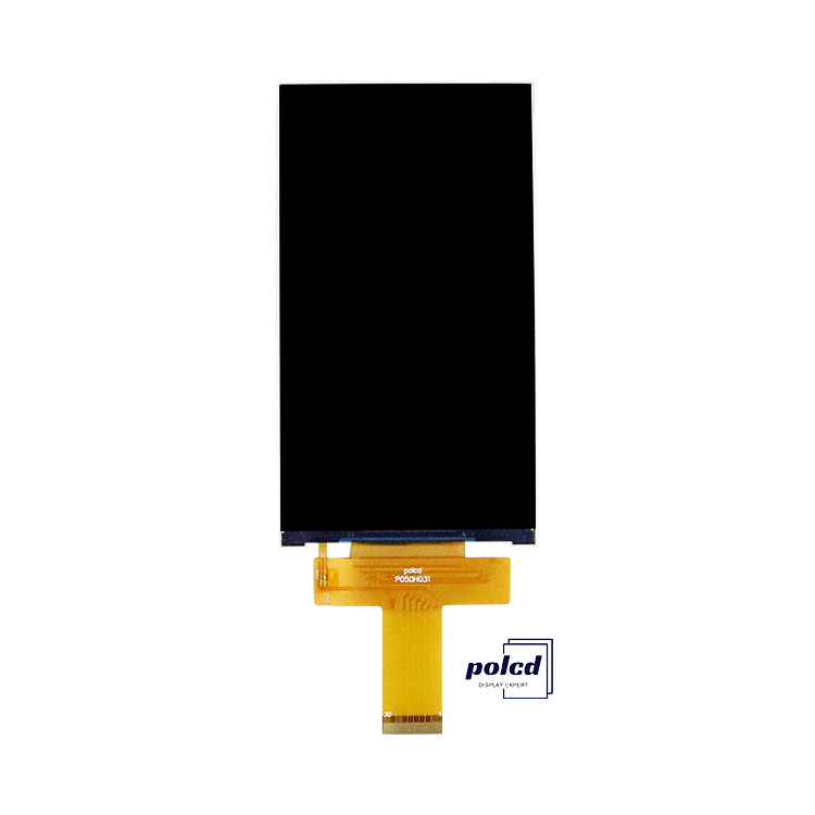 Polcd কাস্টম LCD 5.0 ইঞ্চি TFT প্যানেল আইপিএস এলসিডি স্ক্রিন 400nit 720x1280 এলসিএম ডিসপ্লে মডিউল