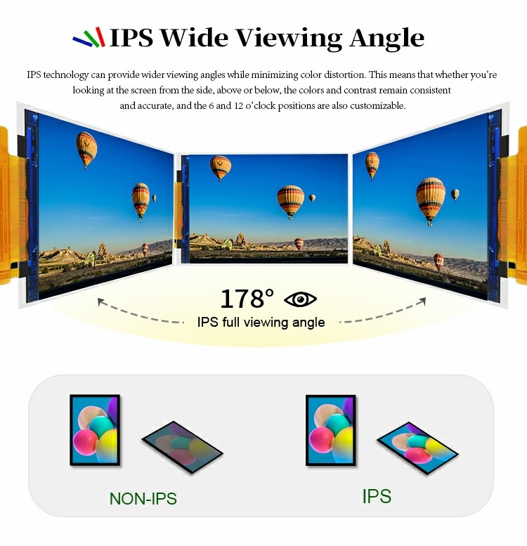 Polcd ছোট ডিসপ্লে টিএফটি আইপিএস 2.8 ইঞ্চি এসপিআই ইন্টারফেস 240 * 320 আরজিবি রঙিন স্ক্রিন ST7789P3-G6 টিএফটি এলসিডি