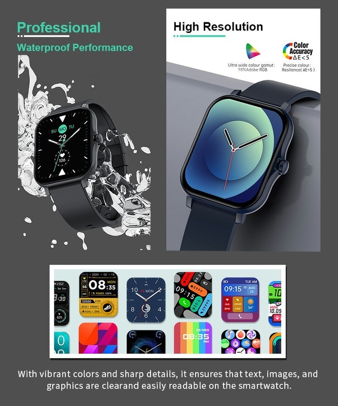 Polcd 1.69 ইঞ্চি টিএফটি ক্যাপাসিটিভ টাচ স্ক্রিন 240x280 সাধারণত কালো আইপিএস এলসিডি মডিউল