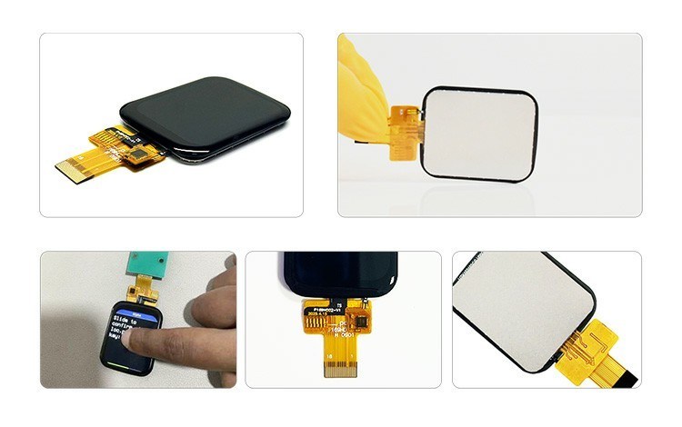 Polcd 1.69 ইঞ্চি TFT মাল্টি ক্যাপাসিটিভ টাচ স্ক্রীন 4 লাইন SPI 240x280 IPS Lcd