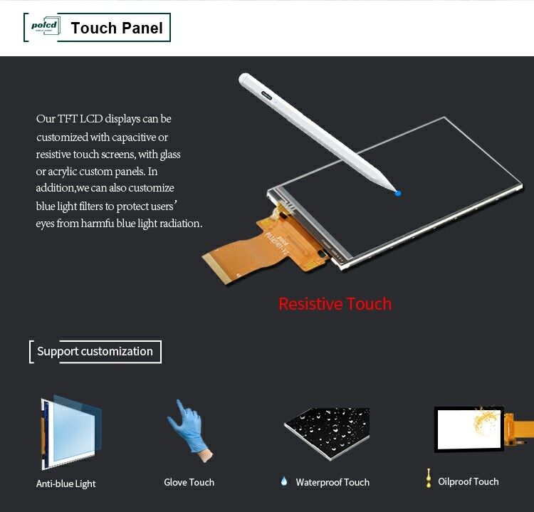 Polcd 3.95 ইঞ্চি 4 
