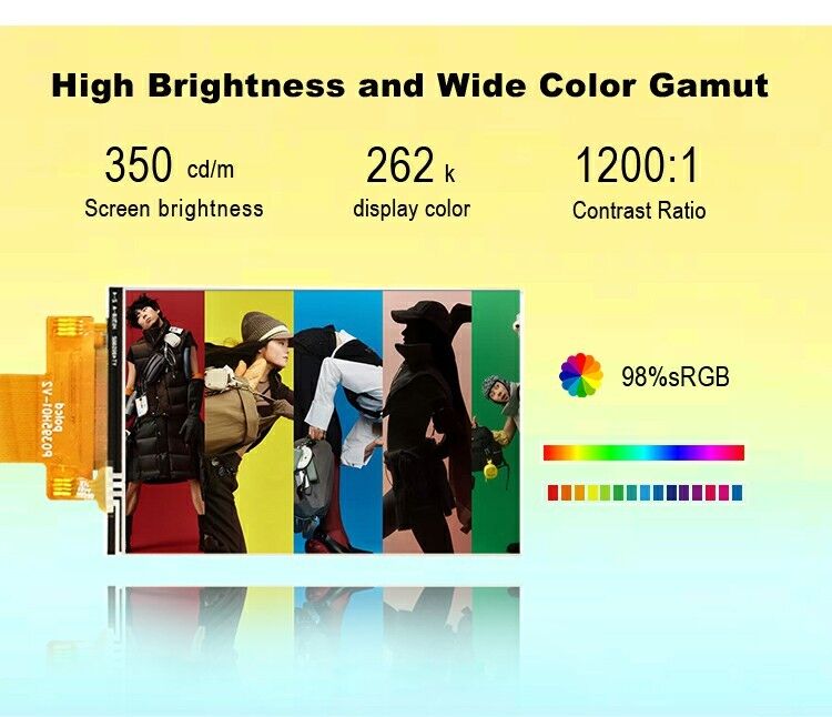 Polcd 3.95 ইঞ্চি 4 