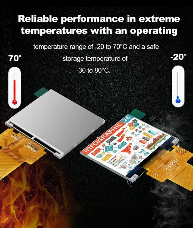 2.31 ইঞ্চি 320x240 Lcd ডিসপ্লে RGB 18 বিট 35.06 মিমি