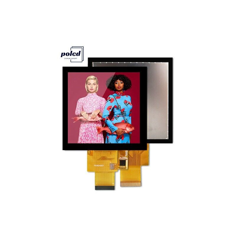 Polcd 4 ইঞ্চি এলসিডি প্যানেল 480*480 আইপিএস এলসিডি ডিসপ্লে উচ্চ উজ্জ্বলতা আরজিবি ইন্টারফেস টিএফটি এলসিডি মডিউল