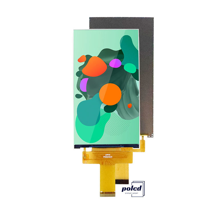 Polcd কাস্টম LCD 5.0 ইঞ্চি TFT প্যানেল আইপিএস এলসিডি স্ক্রিন 400nit 720x1280 এলসিএম ডিসপ্লে মডিউল