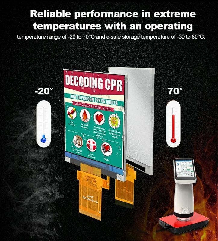 Polcd কাস্টম 2.4 ইঞ্চি 20 পিন Tft এলসিডি 240x320 ST7789T3 এলসিডি ডিসপ্লে সহ ট্রান্সফ্লেক্টিভ কালার স্ক্রিন