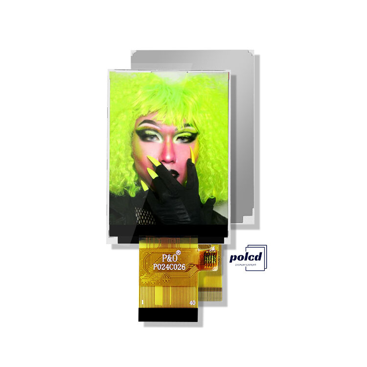 Polcd 3.3V LCM পাওয়ার সাপ্লাই স্ক্রিন টাচ ডিসপ্লে 2.4 ইঞ্চি LCD মডিউল প্যানেল