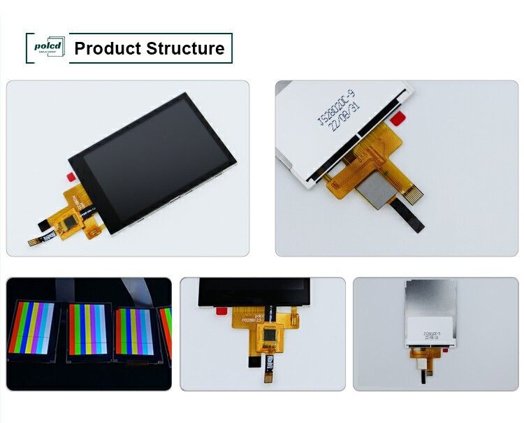 2.8 ইঞ্চি 178° আইপিএস Tft ক্যাপাসিটিভ টাচ স্ক্রিন ফুল ভিউ এঙ্গেল স্পি ইন্টারফেস