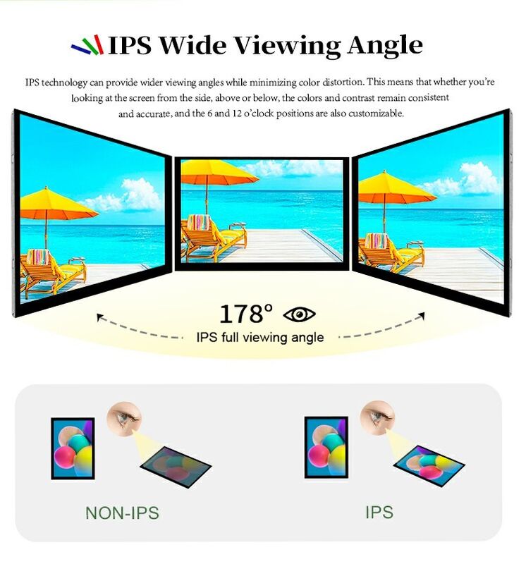 Polcd উচ্চ উজ্জ্বলতা 5.5 ইঞ্চি টিএফটি স্ক্রিন মডিউল 720x1280 40 পিন এলসিডি প্রদর্শন শিল্প চিকিৎসা জন্য
