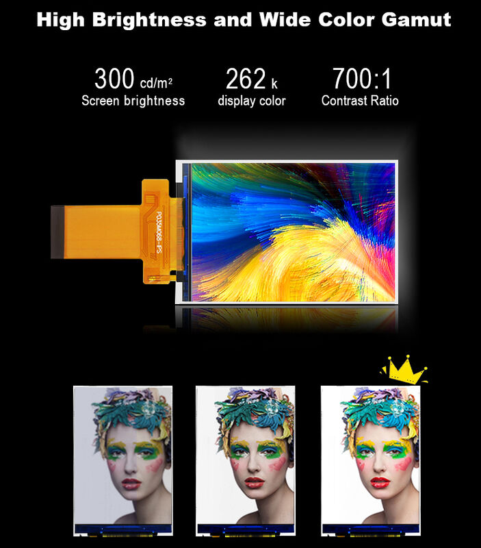 Polcd Colorful 3.5 inch 320x480 Color Capacitive Touch IPS Viewing Angle TFT-LCD Panel Modules
