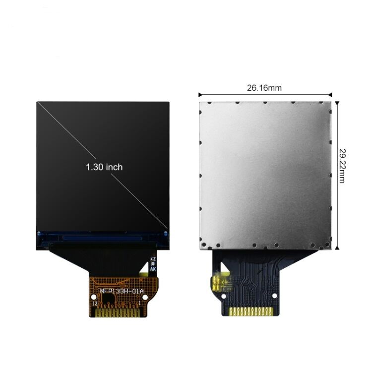পোলসিডি ১.৩ ইঞ্চি উচ্চ রেজোলিউশন স্কয়ার এলসিডি স্ক্রিন পোশাকের জন্য 240x240 এসপিআই ST7789V আইপিএস টিফ্ট এলসিডি ডিসপ্লে
