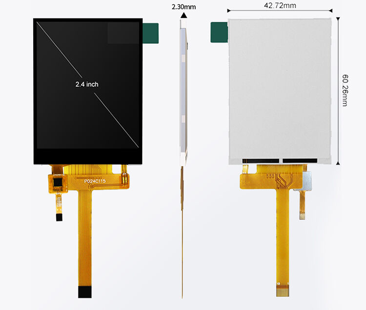 Polcd ছোট টাচ এলসিডি মডিউল 2.4 