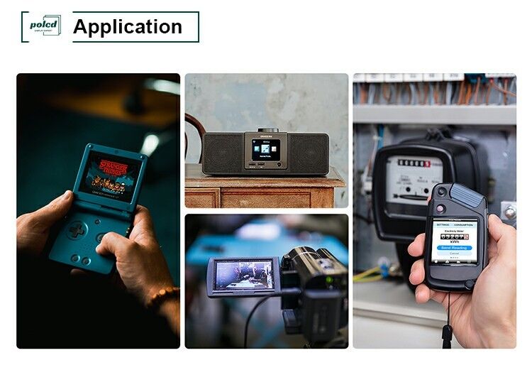 Polcd Wide Temperature 2.8 Inch Lcd Modules 240*320 300nit SPI 2.8 IPS Viewing Angle Tft এলসিডি স্ক্রিন