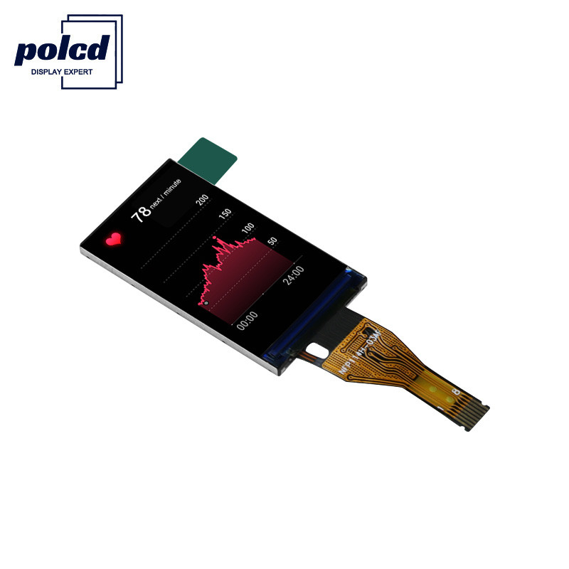 Polcd রেজোলিউশন 135X240 Ips St7789v 1.14 ইঞ্চি 262K ছোট Lcd ডিসপ্লে স্ক্রীন 8 পিন
