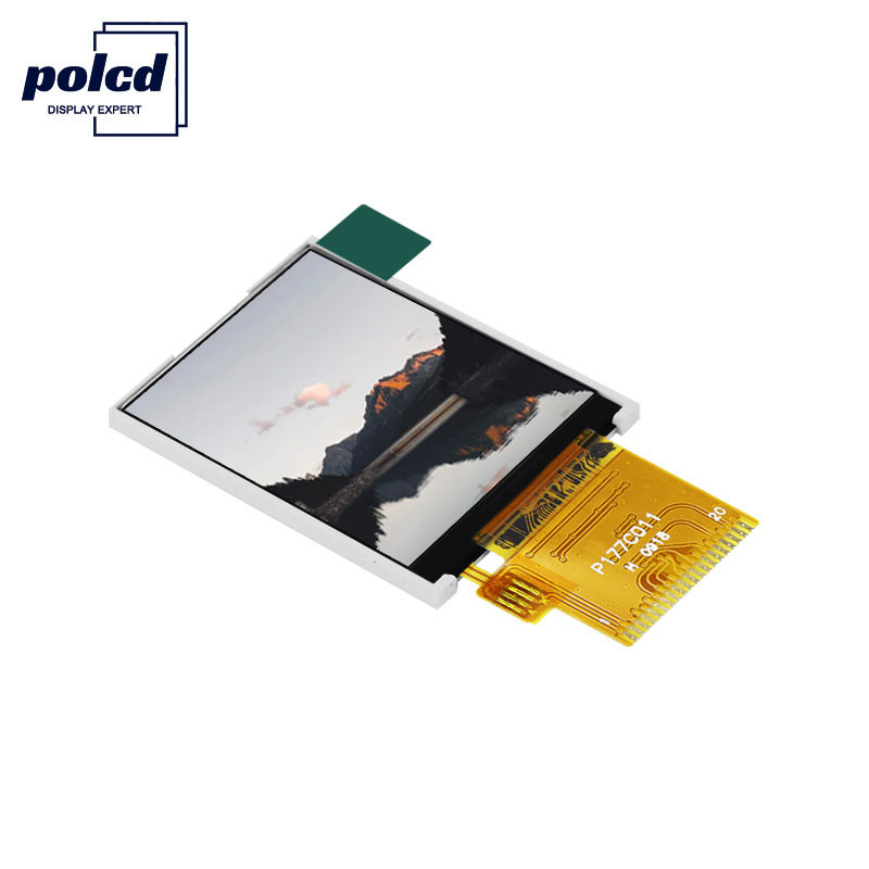 Polcd 1.77 ইঞ্চি Tft 128*160 কালার 262K Rgb Lcd ডিসপ্লে সাধারণত কালো